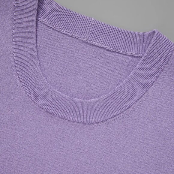 CHICJOC Women Silk blend top in grape purple size 42 - Picture 13 of 16